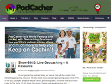 Tablet Screenshot of podcacher.com